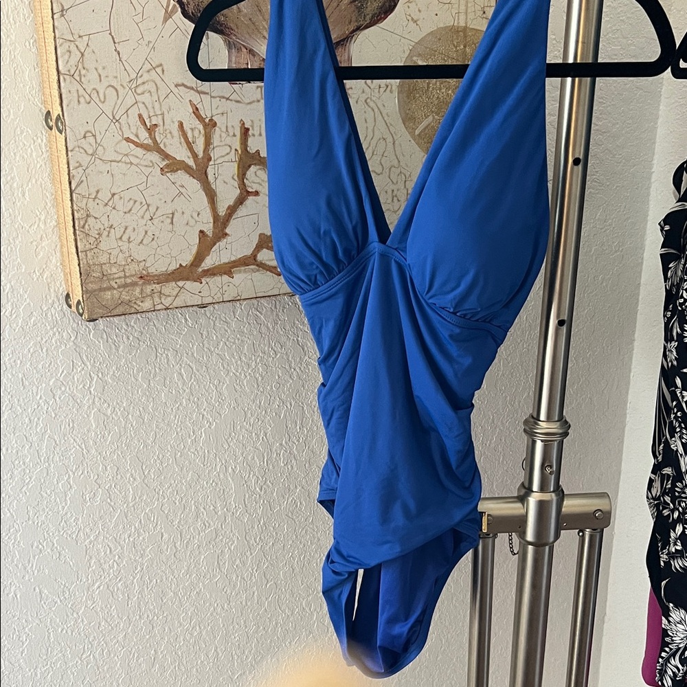 MICHAEL Michael Kors Blue One Piece Swimsuit